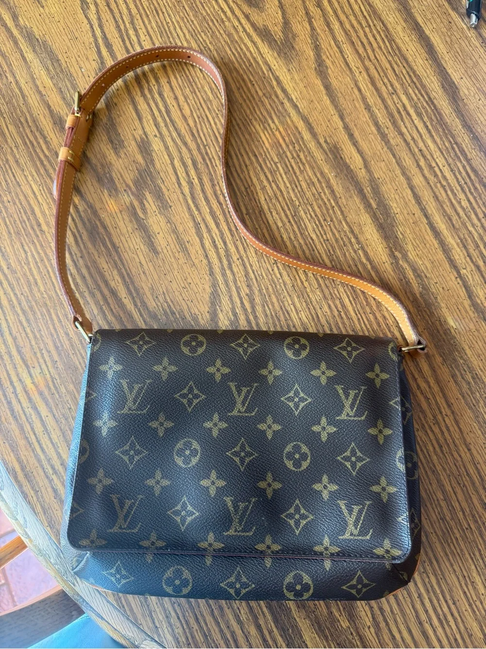 Vintage Louis Vuitton Monogram Musette Tango (discontinued in 2004)